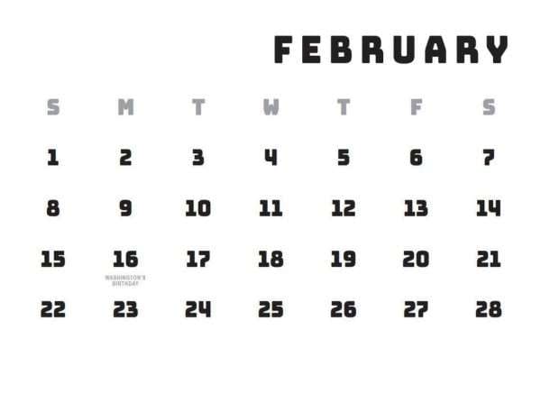 Feb Month Sample
