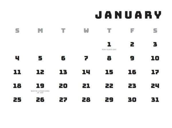 Jan Month Sample