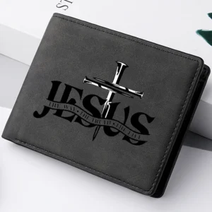 Men's Jesus Mini Wallet