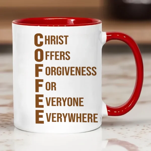 Christ Forgiveness Red