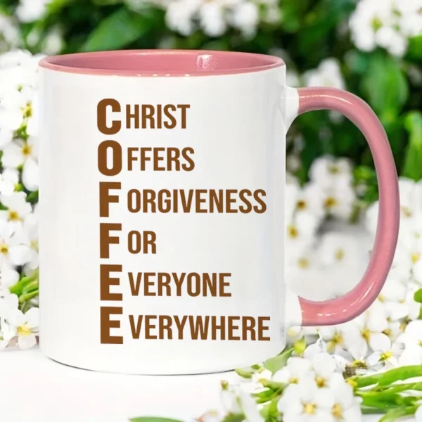 Christ Forgiveness Pink
