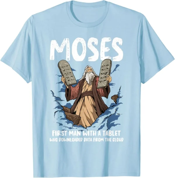 Light Blue Moses Tee